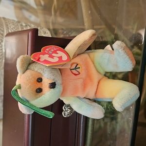 Peace Ty Jingle Beanie 2001